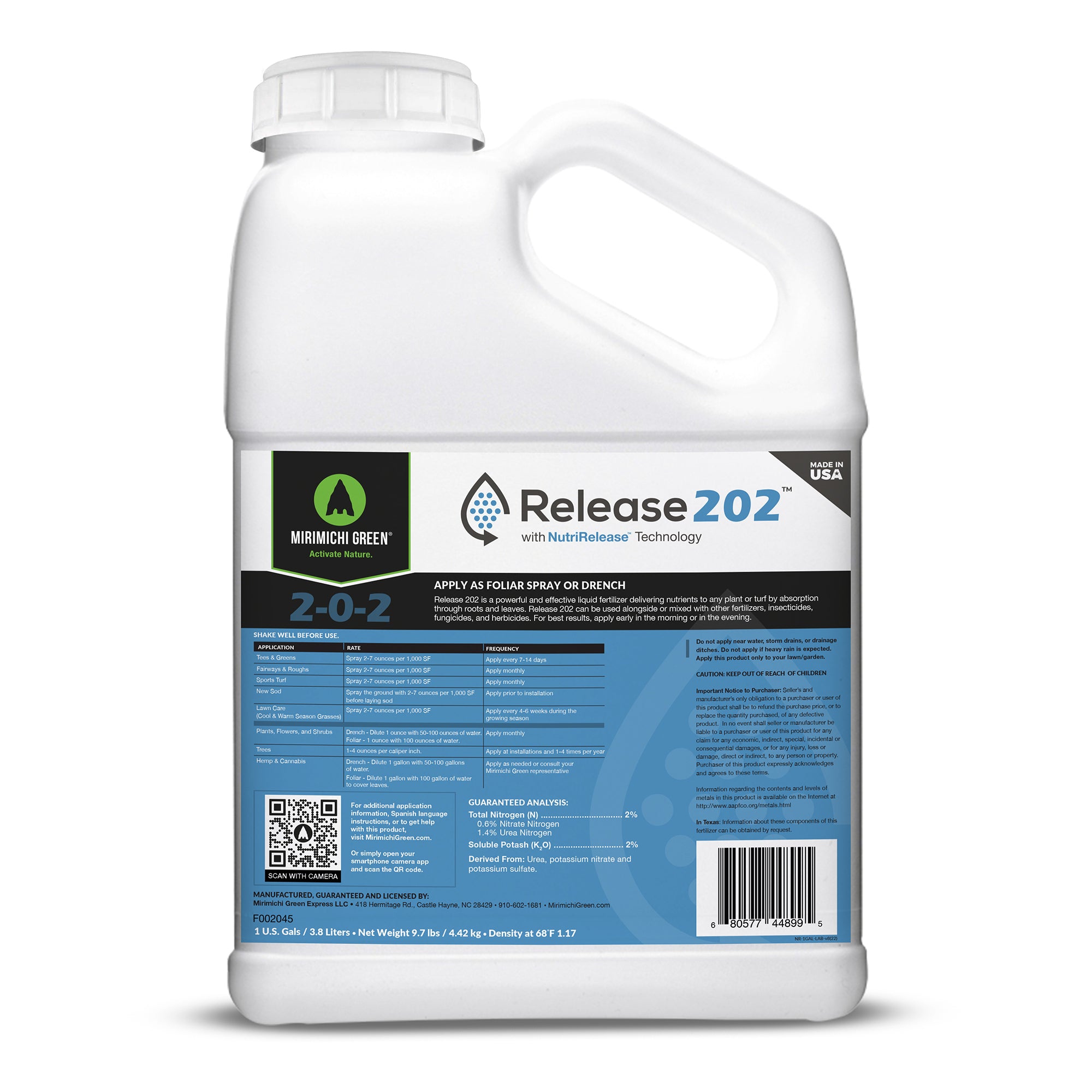 highland rim aquatic plant fertilizer Release 202 Broad-Spectrum Biostimulant Fertilizer