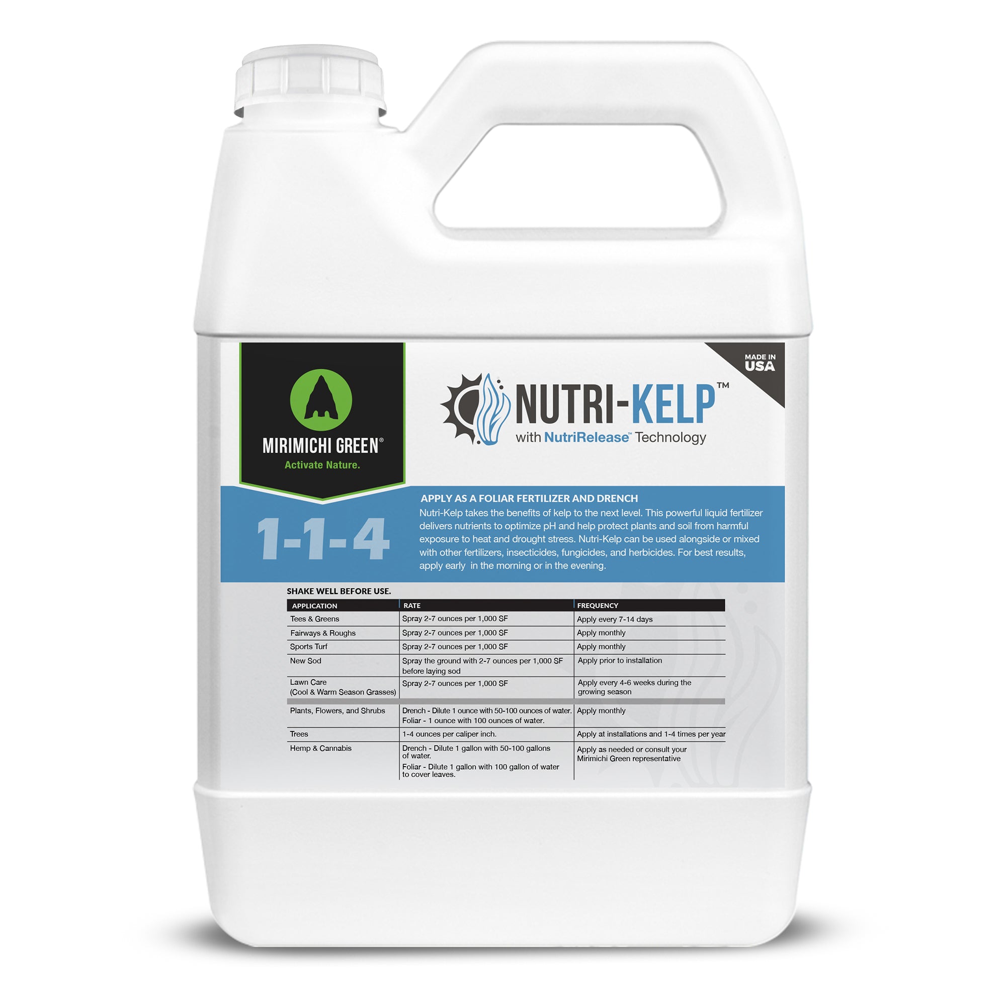 Nutri-Kelp Sea Kelp Liquid Fertilizer with Potassium | Mirimichi Green 32 Ounce Bottle Nutri-Kelp Sea Kelp Liquid Fertilizer with Potassium | Mirimichi Green 32 Ounce Bottle